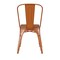 Flash Furniture Orange Metal Stack Chair with Teak Poly Resin Seat CH-31230-OR-PL1T-GG - alternate 7
